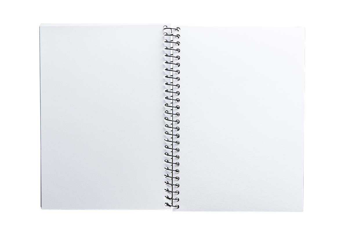 white blank spiral notebook PNG image, transparent white blank spiral notebook png, white blank spiral notebook png hd images download